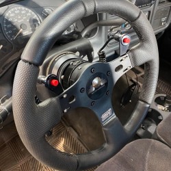 (CC-SWQR) NRG Innovations ‎‎‎Gen 2.0 Steering Wheel Quick Release Adapter 6-HOLE with Mounting Bolts [‎SRK-200CF]