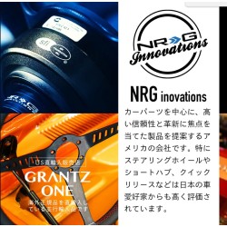 (CC-SWQR) NRG Innovations ‎‎‎Gen 2.0 Steering Wheel Quick Release Adapter 6-HOLE with Mounting Bolts [‎SRK-200GN]