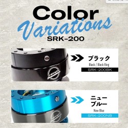 (CC-SWQR) NRG Innovations ‎‎‎Gen 2.0 Steering Wheel Quick Release Adapter 6-HOLE with Mounting Bolts [‎SRK-200PK-SAK]