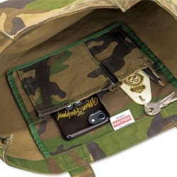 (G-BW-TB) MOONEYES Speed Shop Camouflage Tote Bag [MQF052GR]