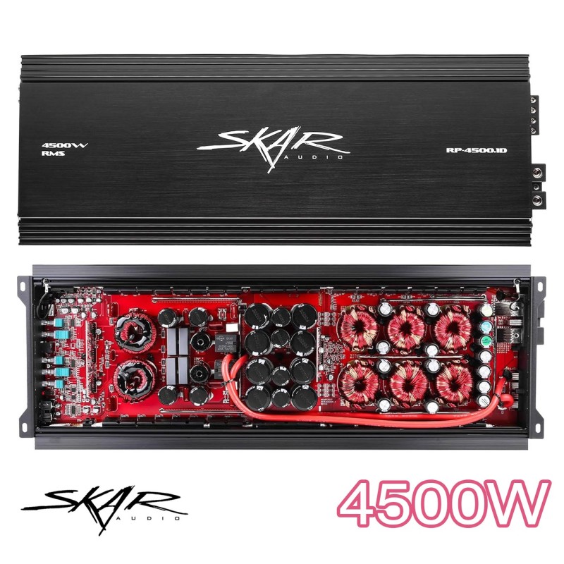 (C-AV-AM) Skar Audio RP Series 4500 Watts RMS D 類單原汽車擴大機 [RP-4500.1D]