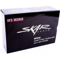 (C-AV-SP) Skar Audio RPX Series 4" x 6" 150 瓦同軸汽車喇叭, 對 [‎RPX46]