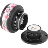 (CC-SWQR) NRG Innovations ‎‎‎Gen 2.0 Steering Wheel Quick Release Adapter 6-HOLE with Mounting Bolts [‎SRK-200BK-SAK]