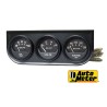 (CC-GA) Auto Meter Autogage Black Console Oil/Volt/Water Gauge [2397]