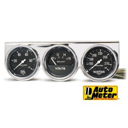 (CC-GA) Auto Meter Oil Water Volt Gauge Panel [2399]