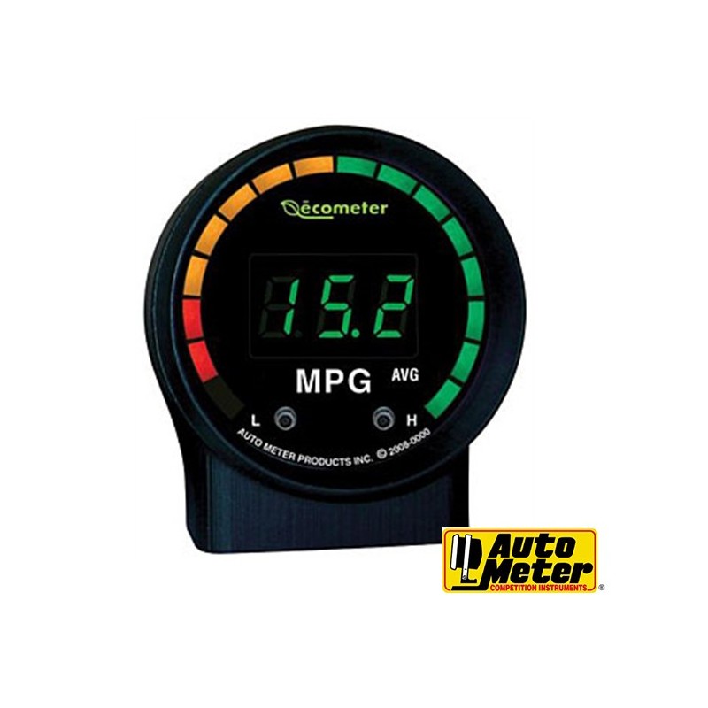 (CC-GA) Auto Meter 2-1/16" ecometer Fuel Consumption Gauge [9105]