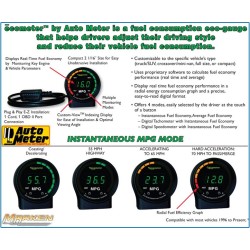 (CC-GA) Auto Meter 2-1/16" ecometer Fuel Consumption Gauge [9105]