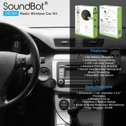 (C-AV-RE) SoundBot Bluetooth 4.0 Car Kit [SB360]