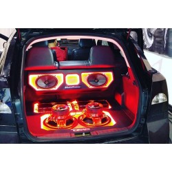 (C-AV-SP) DS18 RGB 6.5" 500W Mid-Range Loudspeaker with RGB LED Lights, Pair [‎PRO-X6.4BMRGB]