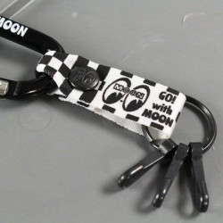 (GG-KC) MOON Checker Big Carabiner Key Ring [MKR063]