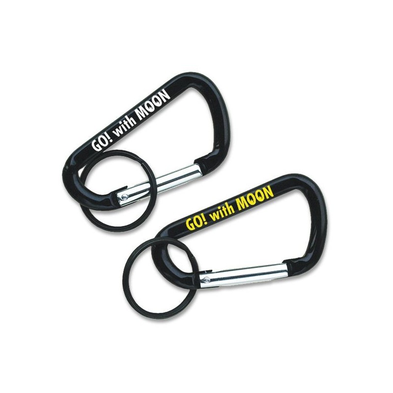 (GG-KC) Go! With MOON Big Carabiner Key Ring (L) [MKR064]