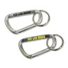 (GG-KC) Go ! With MOON Big Silver Carabiner Key Ring (L) [MKR064SL]