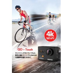 (CC-ELCA) SOFER 4K Wi-Fi Action 行車記錄儀 [‎‎GoTouch-BK-SF-JP]