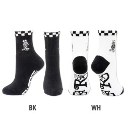 G-AP-SO) Rat Fink Embroidery Short Socks [RAF607]