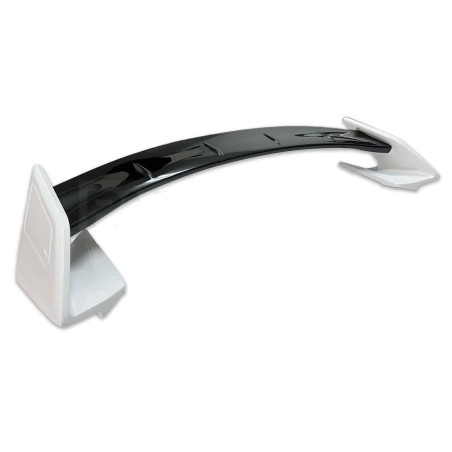 (C-BDBK) MOTOR POWER TOYOTA PRIUS (30) Rear Wing Spoiler, White/Black [‎‎149-125]