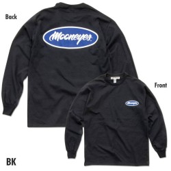 (G-AP-TLS) MOONEYES Oval Patch Long Sleeve T-Shirt [TML884]