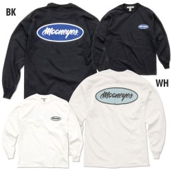 (G-AP-TLS) MOONEYES Oval Patch Long Sleeve T-Shirt [TML884]