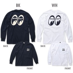 (G-AP-TLS) MOONEYES Oval Patch Long Sleeve T-Shirt [TML884]