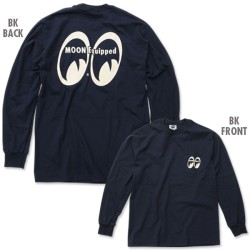 (G-AP-TLS) MOONEYES Oval Patch Long Sleeve T-Shirt [TML884]