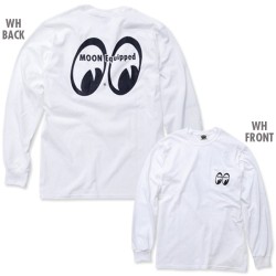 (G-AP-TLS) MOONEYES Oval Patch Long Sleeve T-Shirt [TML884]