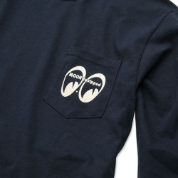 (G-AP-TLS) MOONEYES Oval Patch Long Sleeve T-Shirt [TML884]