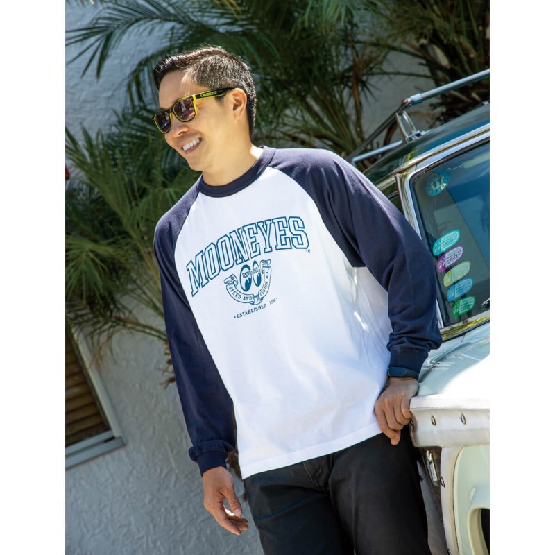 (G-AP-TLS) MOONEYES Speed and Custom Raglan Long Sleeve T-Shirt [TML865]