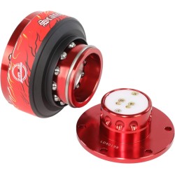 (CC-SWQR) NRG Innovations ‎‎‎Gen 2.0 Steering Wheel Quick Release Adapter 6-HOLE with Mounting Bolts [‎SRK-200RD-LITT]