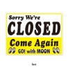 (GG-HL) MOON Open / Closed Sign Plate 指示牌 [MG996]