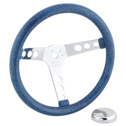 (CC-SW) Speedway Motors 13” Metalflake 60s Style Steering Wheel [‎SBN60BL]