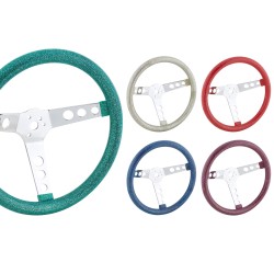 (CC-SW) Speedway Motors 13” Metalflake 60s Style Steering Wheel [‎SBN60BL]