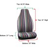 (CC-CSC) Bell Automotive Universal Baja Blanket Bucket Seat Cover [22-1-56258-8]