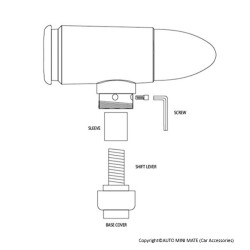 (CC-SS) Browning Gear Shift Knob [BGS1002]