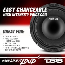 (C-AV-SP) DS18 6.5" Shallow Hybrid Mid-Range Loudspeaker [‎PRO-HY6MSL]