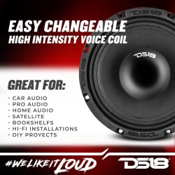 (C-AV-SP) DS18 8" Shallow Hybrid Mid-Range Loudspeaker [‎PRO-HY8MSL]