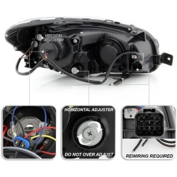 (CC-LHL) ACANII SUBARU 富士 WRX STI LED Projector 頭燈 [AC-P-J-SWRX15-LB-BK]