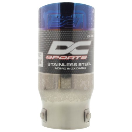 (CC-EH) DC Sports Universal Titanium Flare Round Exhaust Tip [EX-1025]