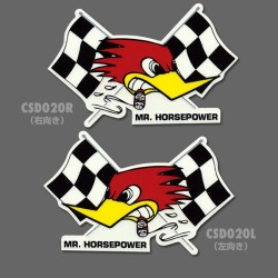 (CC-SK) Clay Smith Checkered Flag Sticker [CSD020]