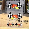 (CC-SK) Clay Smith Checkered Flag Decal Set [CSYC007]