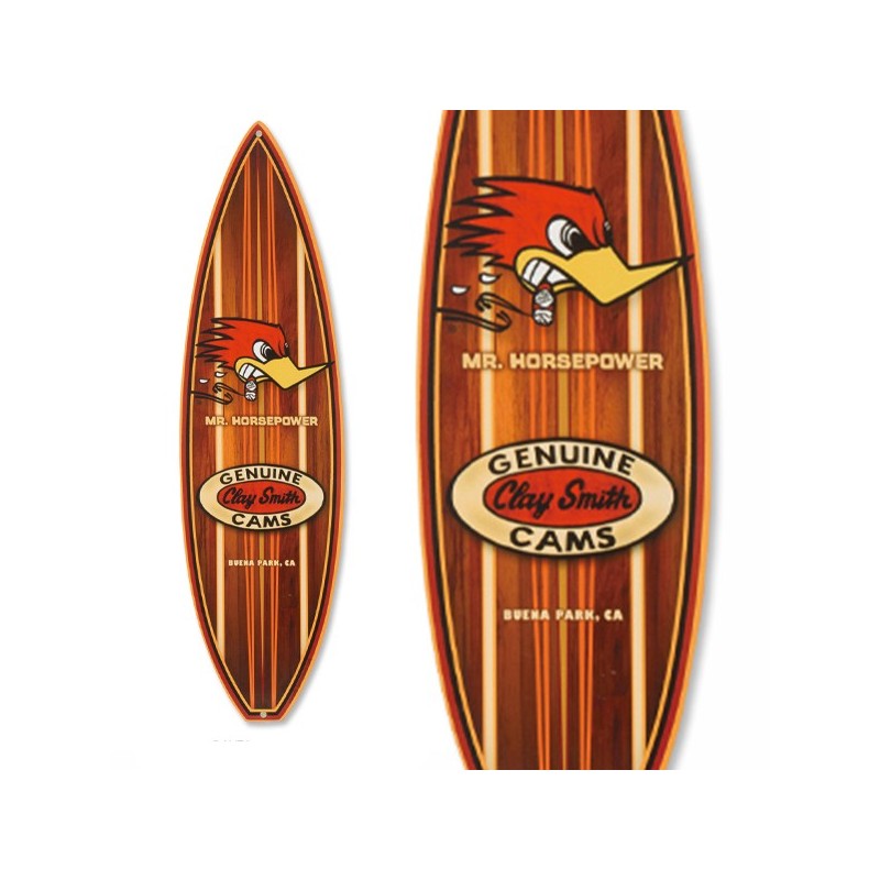 (GG-HL) Clay Smith Woodie Surfboard Metal Sign [CSM705]