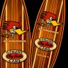 (GG-HL) Clay Smith Woodie Surfboard Metal Sign [CSM705]