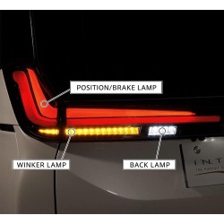 (CC-LTL) INTEC (インテック) TOYOTA NOAH VOXY (90) Full LED Tail Lamp, Sequential, Flowing Turn Signal [‎INLTL008-TY90NV]