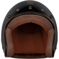 (MB-HM) ROYAL Vintage & Classic Style Helmet, Gloss Black [M20-GB]