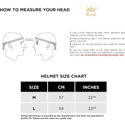 (MB-HM) ROYAL Vintage & Classic Style Helmet, Matte Black [M20-MB]