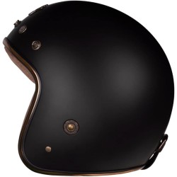 (MB-HM) ROYAL Vintage & Classic Style Helmet, Matte Black [M20-MB]