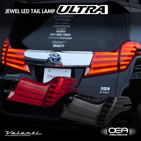 (CC-LTL) Valenti (ヴァレンティ) TOYOTA ALPHARD VELLFIRE (30 Early) Jewel LED Tail Lamp ULTRA [TT30ALU-2U]