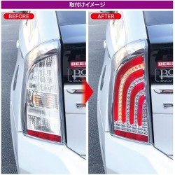 (CC-LTL) VALFEE TOYOTA PRIUS (30) LED Tail Lamp, Fiber Tube, Built-in High Fla Prevention Resistor [‎TAILT019FULL]