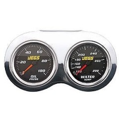 (CC-GA) JEGS Polished Gauge and Panel Kit [‎41081K]