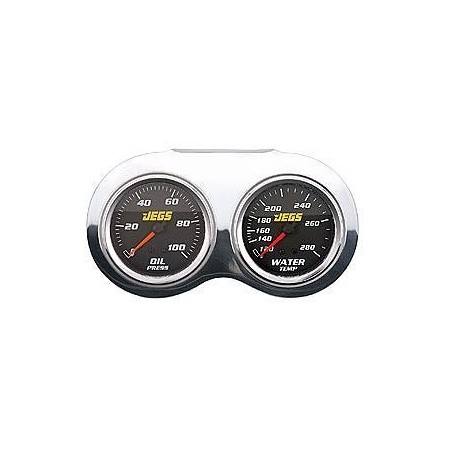 (CC-GA) JEGS Polished Gauge and Panel Kit [‎41081K]