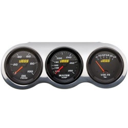 (CC-GA) JEGS Polished Gauge and Panel Kit Includes Panel [41092K]