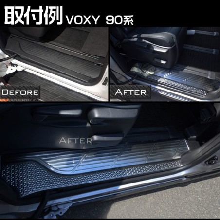 (C-BDTI) TOYOTA NOAH VOXY (90) Tokutoyo (トクトヨ) Stainless Steel Side Step Cover [‎C012330YH]